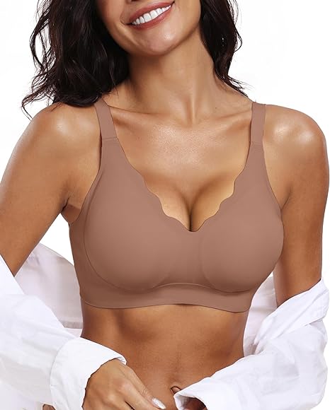 AuraLift Scalloped Wireless Bra - A Natural Lift, All Day Comfort + 50% OFF - Image 4
