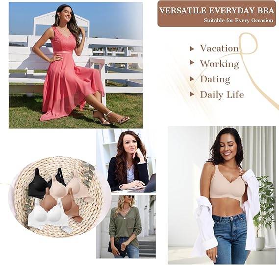 AuraLift Scalloped Wireless Bra - A Natural Lift, All Day Comfort + 50% OFF - Image 5