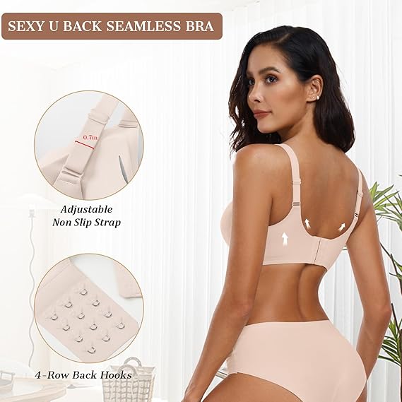 AuraLift Scalloped Wireless Bra - A Natural Lift, All Day Comfort + 50% OFF - Image 7