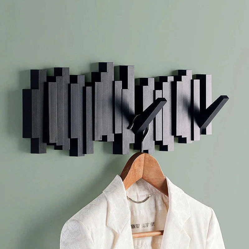 The AuraCoat Piano Rack - Wall-Mounted Wooden Coat Rack with Piano Key Style Design + 50% OFF - Image 16