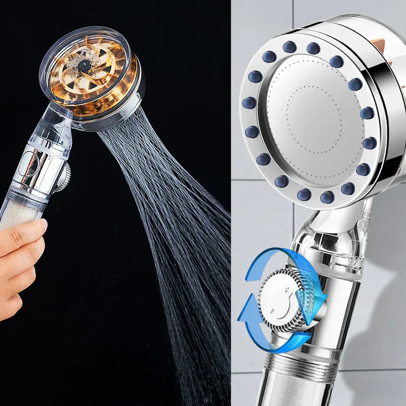 The AuraForce Turbo Showerhead — High-Pressure Performance with Advanced Filtration + 50% OFF - Image 2
