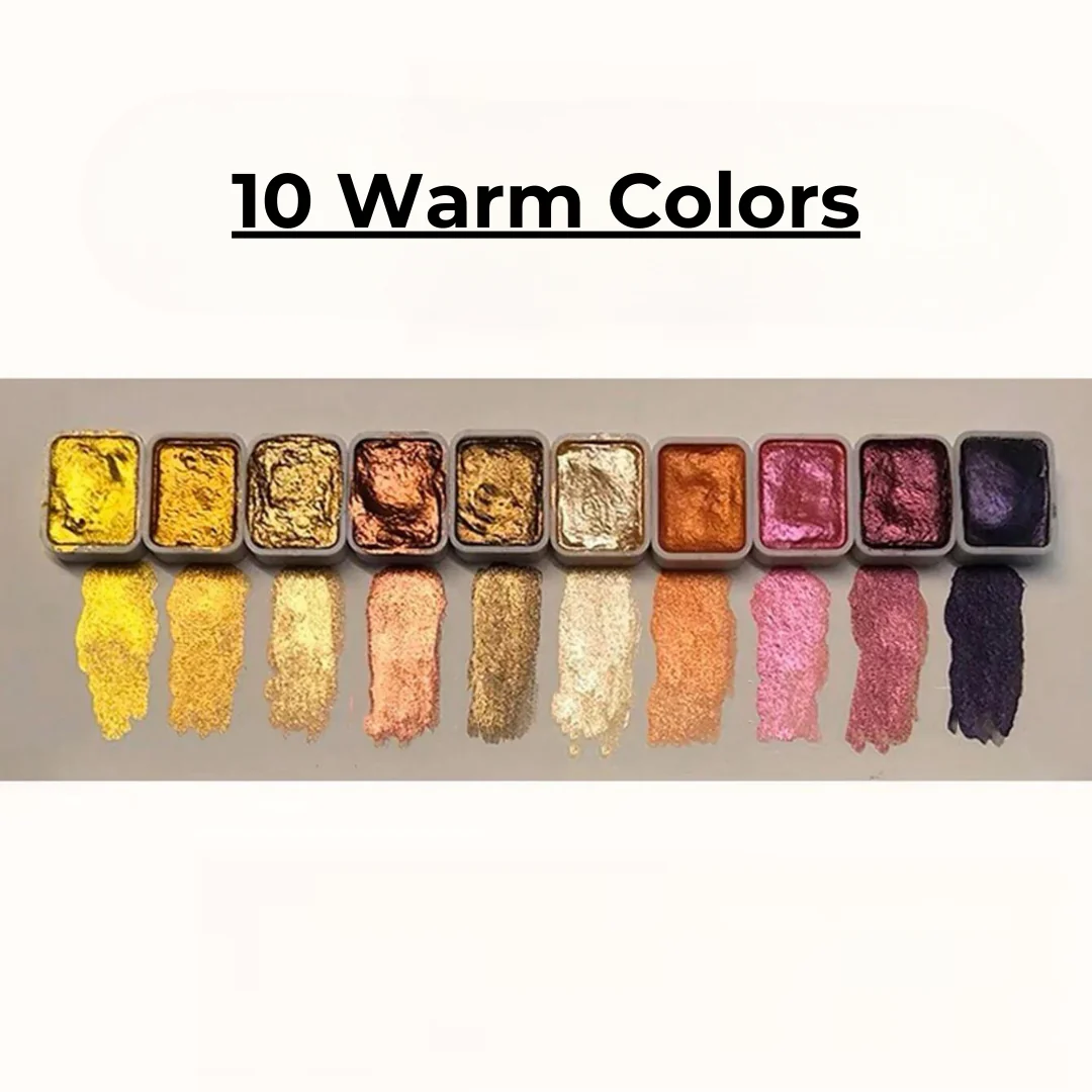 The AuraGlow Vivid Palette - Vivid Color Spectrum, Metallic Shimmer, and Professional Artistic Finish +50% OFF - Image 5