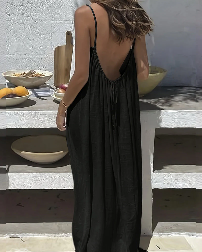 The Backless Cami Dress - Effortless Elegance, Unforgettable Style + 50% OFF - Image 8